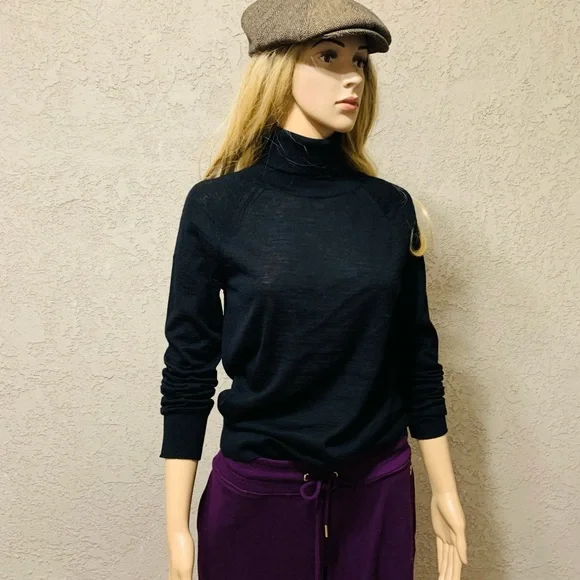 NWT Classic Merino Wool Turtleneck Sweater / 100% MERINO WOOL - Picture 9 of 16